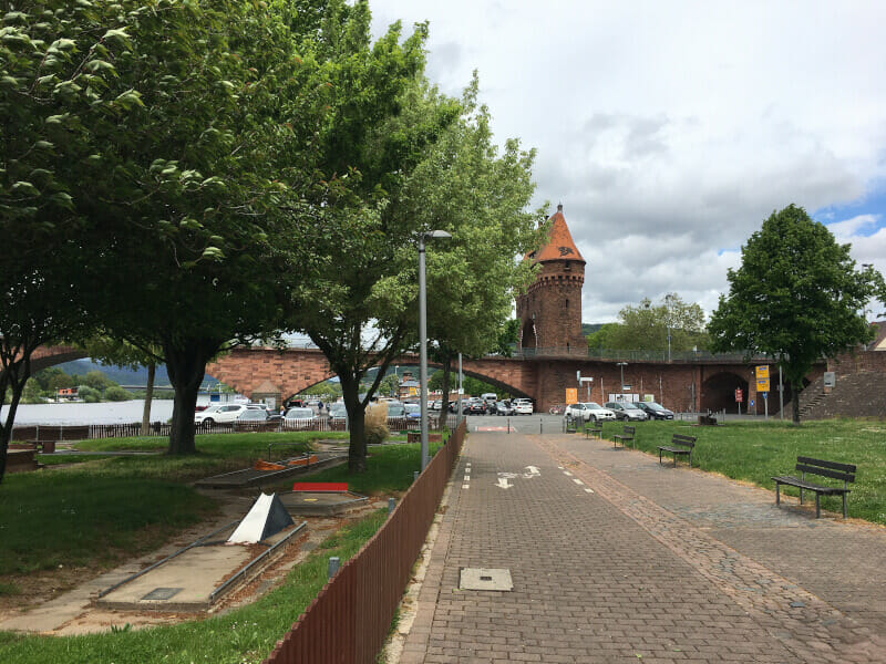 Miltenberg Limesradweg - direkt am Main.