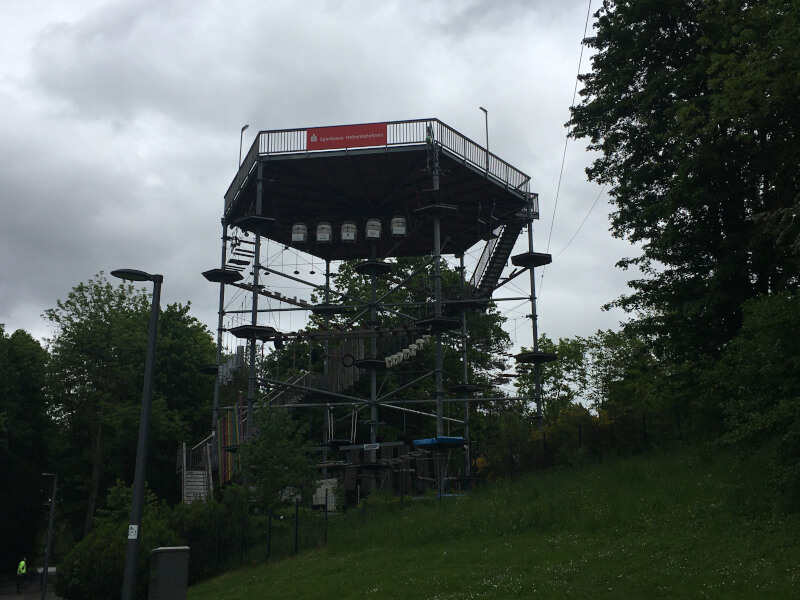 Kletterturm in Öhringen am Limesradweg