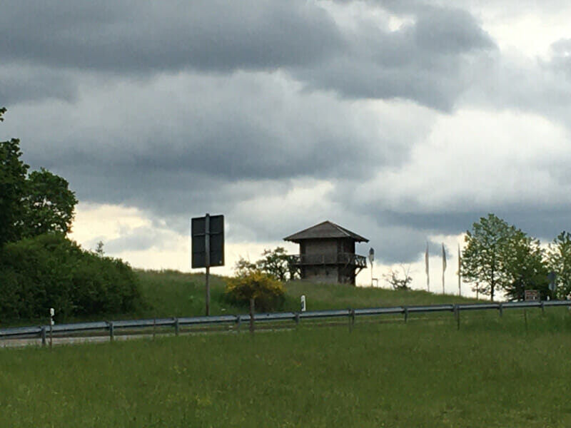 Limeswachturm bei Lorch - Remstalradweg - Limesradweg