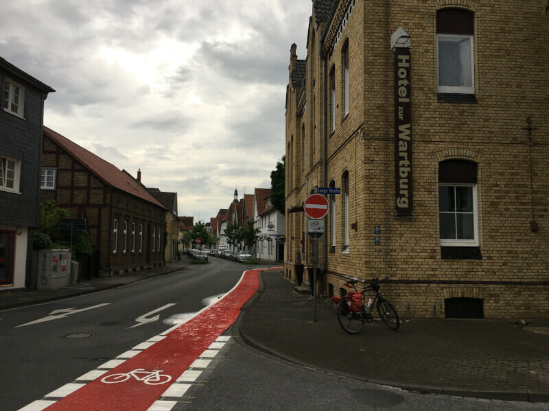 Wartburg Hotel in Wiedenbrück, Rheda-Wiedenbrück am Emsradweg.