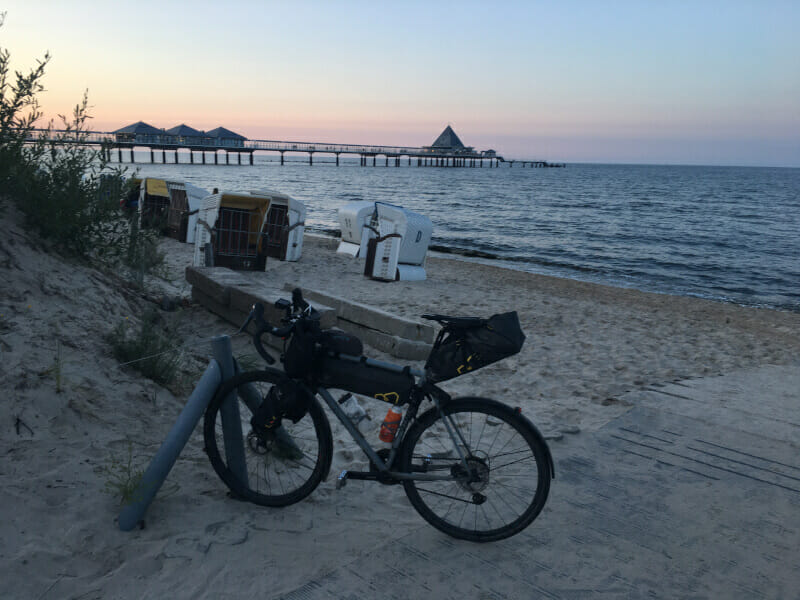 Ahlbeck an der Ostsee - Oder-Neiße-Radweg.