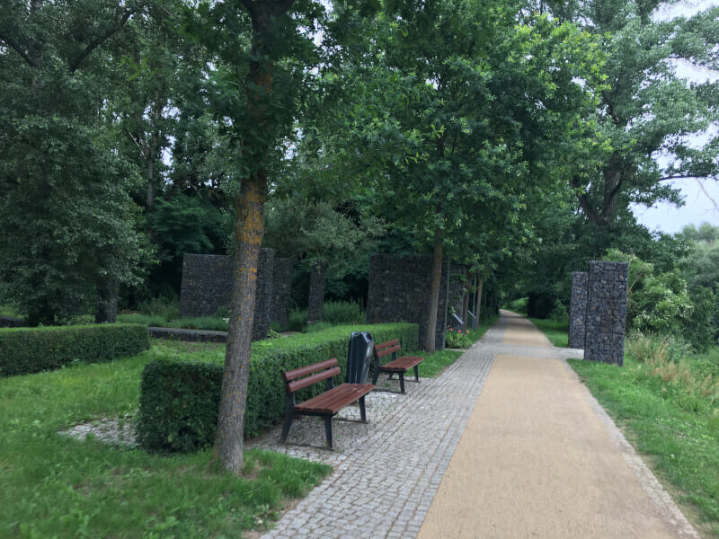 Insel Ziegenwerder - Oder-Neiße-Radweg.