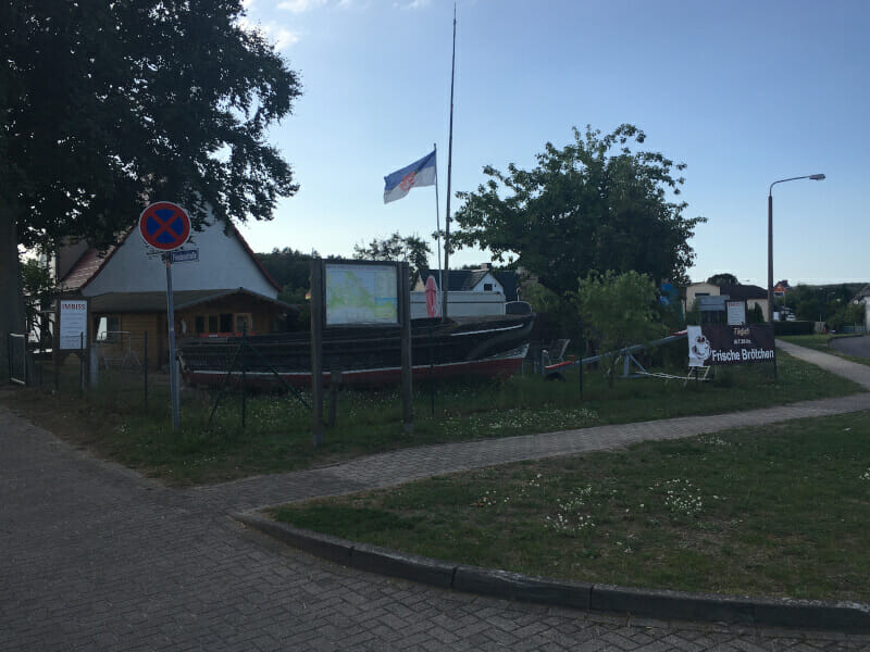 Garz beim Restaurant - Oder-Neiße-Radweg.