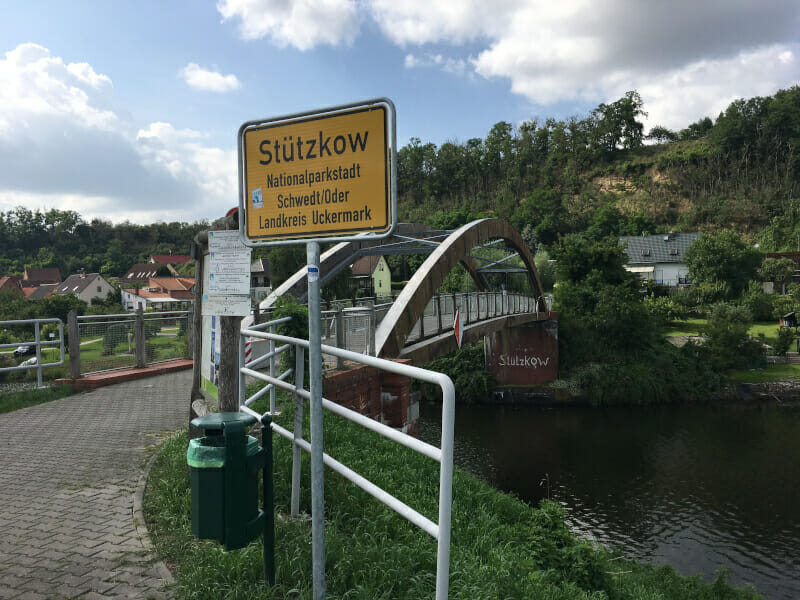 Stützkow im Nationalpark Unteres Odertal - Oder-Neiße-Radweg.