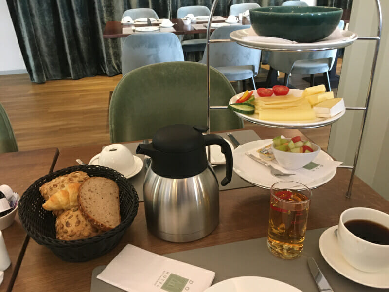 Fahrrad Frühstück gegen Hungerast.