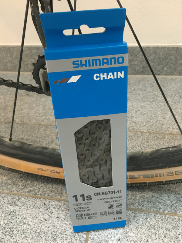 Fahrradkette von SHIMANO.