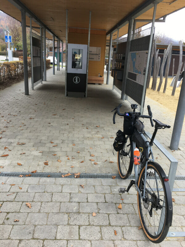 Pause in Ludwigshafen am Bodensee - Bodenseeradweg Umrundung.