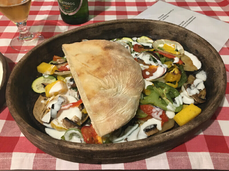 Essen in Maribor Polenta