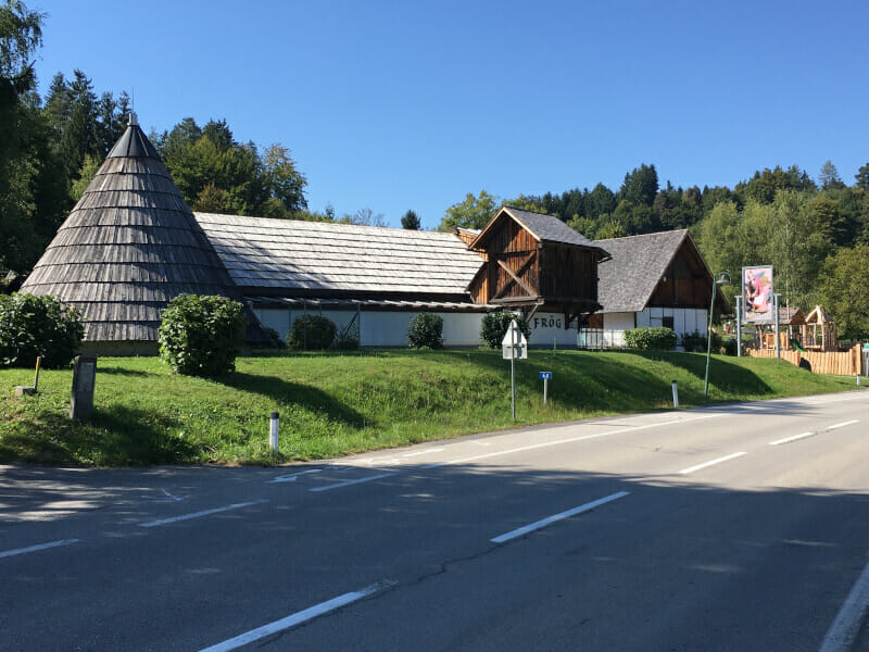 Keltenwelt Frög am Drauradweg.