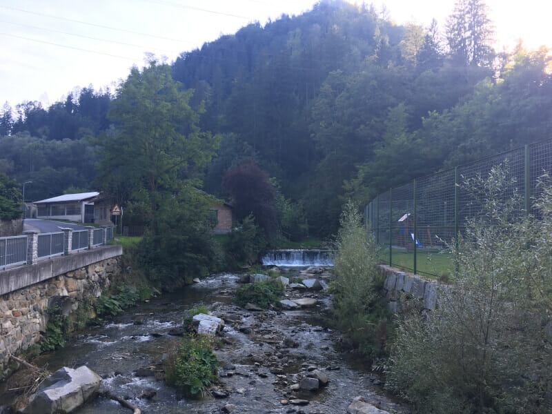 Die Velka bei Podvelka am Drauradweg.