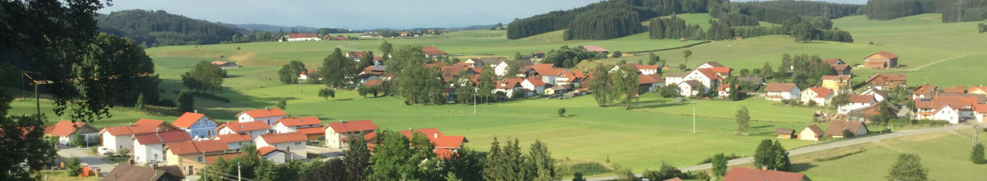 Allgäu-Radweg bei Osterzell-Stocken. Aussicht.
