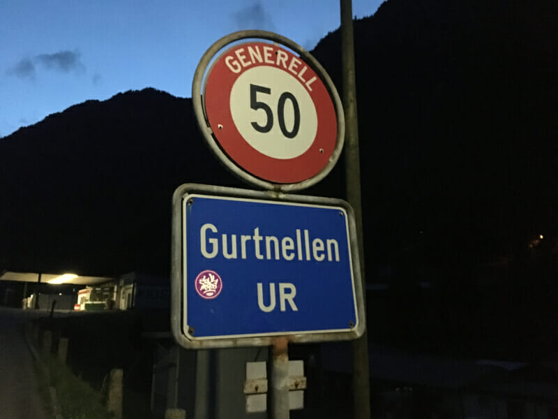 Gurtnellen - hoch nach Göschenen - Nord-Süd-Route Schweiz.