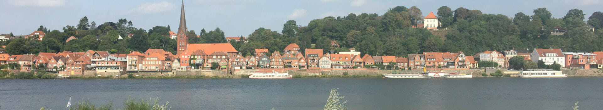 Lauenburg an der Elbe - Radfernweg Alte Salzstraße.