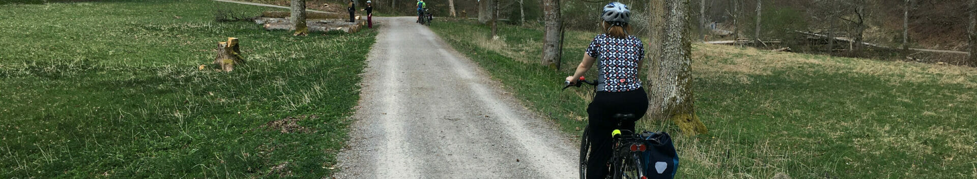 Schönbuch-Radweg - sehr gute Radfahrerin.