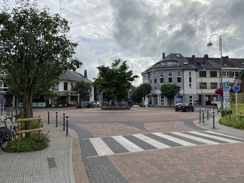 St. Vith - Innenstadt - Vennbahnradweg.