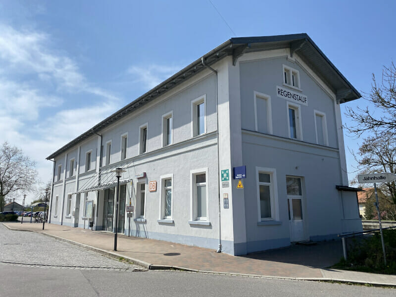 Bahnhof Regenstauf - Regentalradweg.