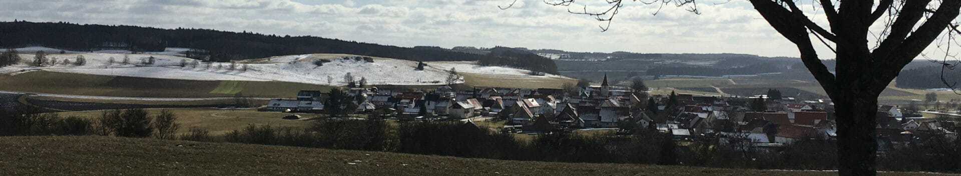 Albtäler-Radweg - Blick auf Donnstetten 2022.
