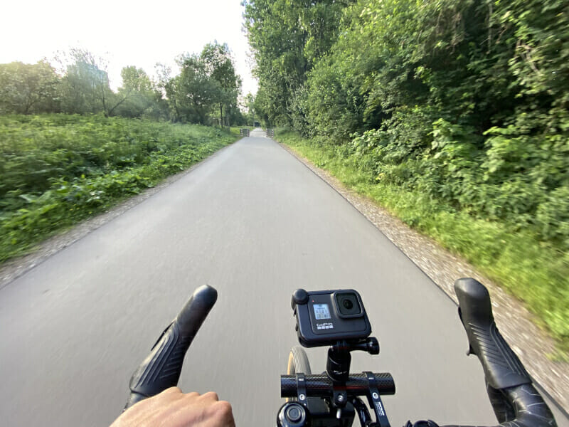 Unterwegs nach Hannover aus dem Leine-Heide-Radweg.
