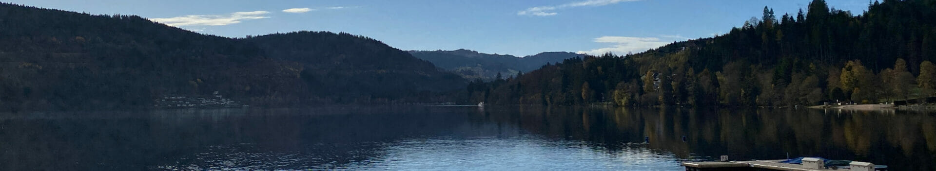 Schwarzwald-Panorama-Radweg am Titisee.
