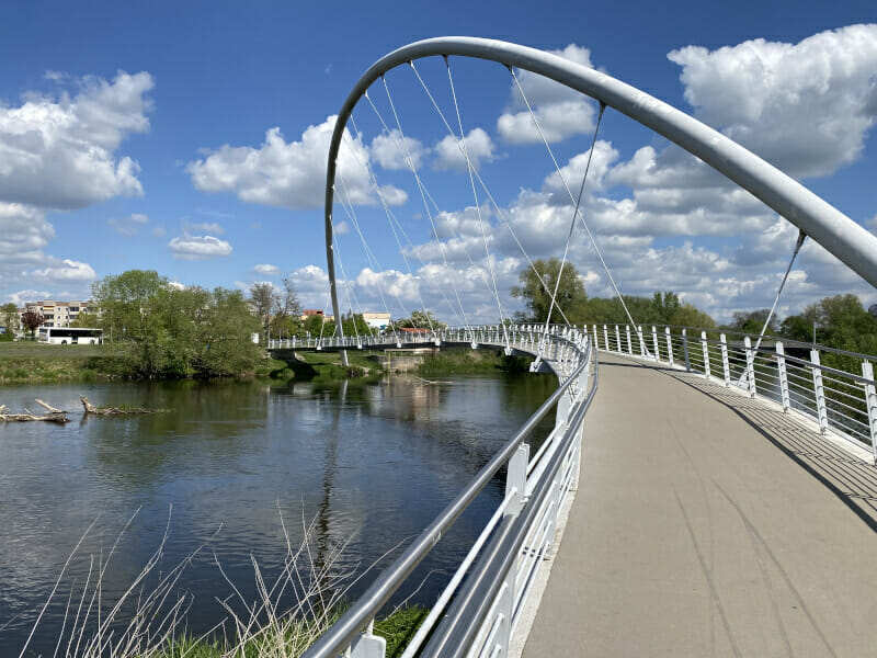 Dessau Brücke über die Mulde - Elberadweg