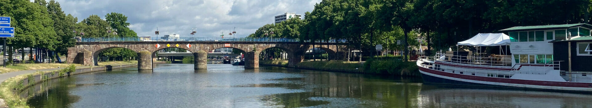 Saarbrücken am Saarlandradweg.