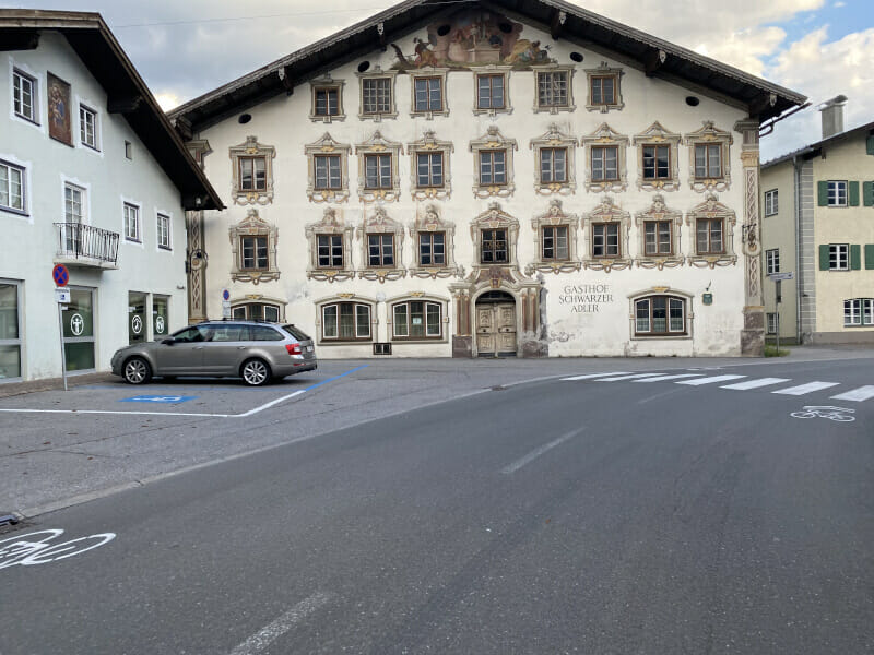 Gasthof Schwarzer Adler in Reutte in Tirol – Via Claudia Augusta Radweg