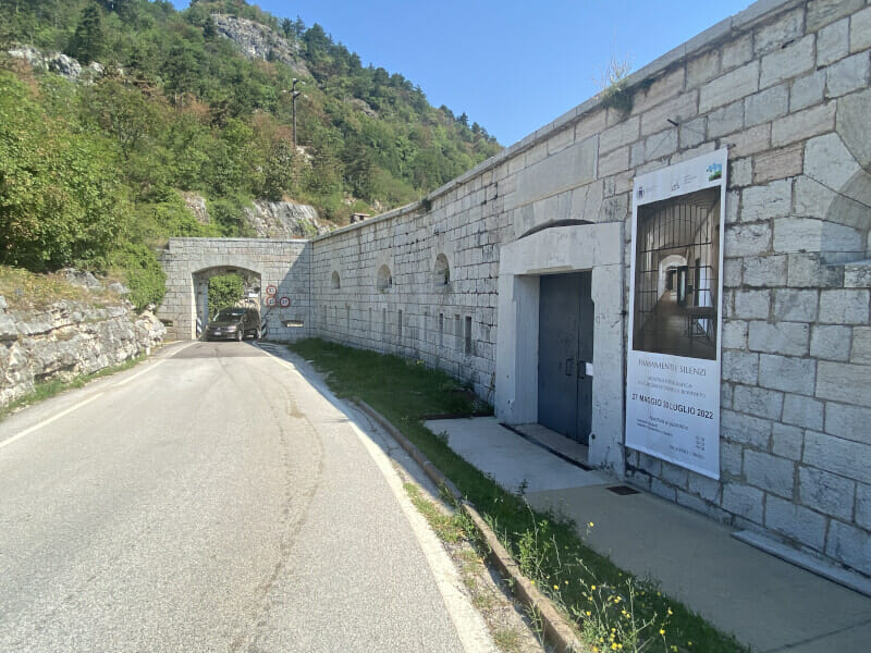 Forte di Civezzano bei Civezzano - Via Claudia Augusta Radweg.