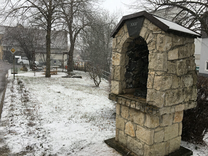 In Lautern war Schnee – Schwäbische-Alb-Radweg 2022