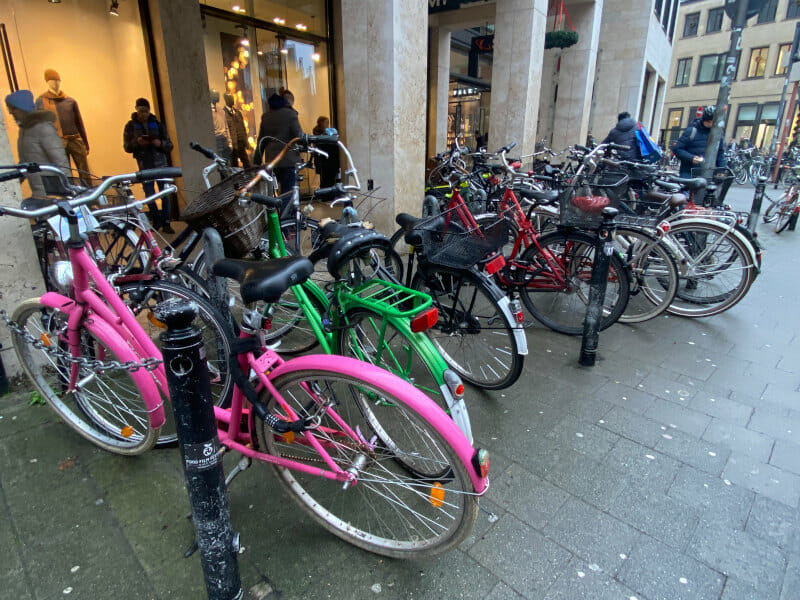 Fahrrad-Invasion in Münster.