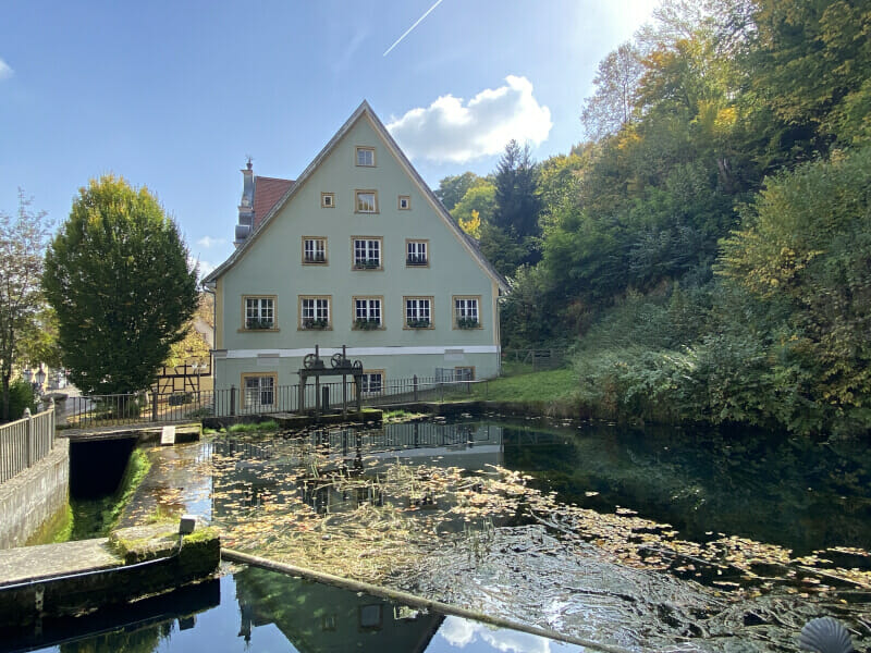 Brenztopf bei Königsbronn am Brenztalradweg (Start).