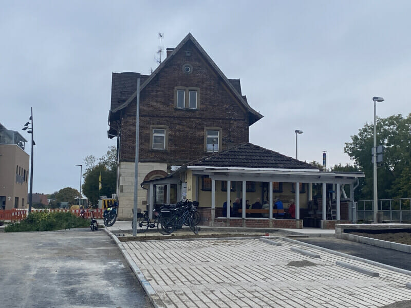 Bahnhof Hermaringen - Brenztalradweg.