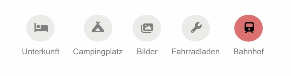 Bahnhöfe Buttons